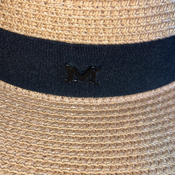 Stylish Tan Wide Brim Hat / Black Band and adjustable inside string to tighten - Picture 2 of 11